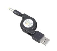 Vdaxvme Câble de charge extensible USB vers DC 4,0 x 1,7 mm pour consoles 5 V appareils électriques Design extensible pour petits appareils électroniques