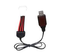 Vdaxvme Câble de charge USB pour batteries au lithium 9,6 V 600 mA pour monstres télécommandés à vitesse rapide