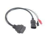 Vdaxvme Câble de diagnostic de voiture pour voiture 3 broches vers 16 broches OBDII câble de diagnostic 3 broches