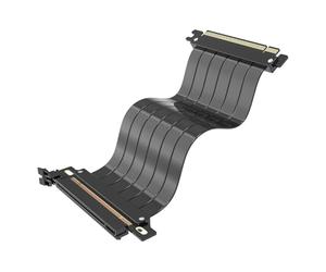 Vdaxvme Câble d'extension PCIE3.0 RiserCard PCIE3.0 X16 Câble flexible 90/180 degrés pour ordinateur GPU