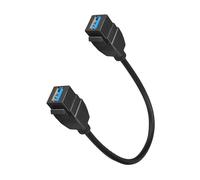 Vdaxvme Câble d'extension USB 3.0 femelle vers femelle de remplacement pour châssis d'ordinateur flexible, accessoires d'installation rapide port USB