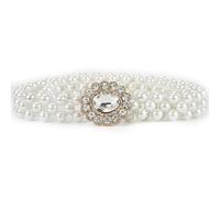 Vdaxvme Ceinture raffinée avec perles, perles réglables tendance avec strass scintillants pour tenues quotidiennes, rendez-vous, métal, Einheitsgröße, comme décrit, Comme décrit