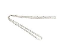 Vdaxvme Chaîne de corps double plage, bijoux pour femme, accessoire de couleur or argenté, perles de cuivre, chaînes de ventre, ceinture dorée et argentée pour femme, pour ceinture de robe, perles