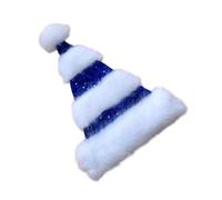 Vdaxvme Chapeau de vacances élastique en tissu polyester permanent idéal pour les enfants pour les fêtes d'hiver et les fêtes cycliques Accessoires de fête de Noël