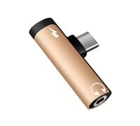 Vdaxvme Chargement simultané de type de liaison sonore CREATE vers processeur de 3,5 mm, boîtier en aluminium, indication stable, transfert dense, transportable pour appareils robots, appareil de type