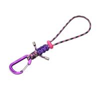 Vdaxvme Clip pour Bouteille d ' Eau avec Boucle paracorde, Purple | Mousqueton en alliage d ' aluminium et de boucle en Nylon pour à randonnée Camping