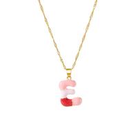 Vdaxvme Collier moderne en forme de lettre - Longueur flexible - Fermoir réglable - Chaîne de cou robuste - Accessoire adapté pour la personnalisation de noms personnels, One Size, Comme décrit, Comme