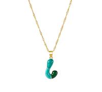 Vdaxvme Collier moderne en forme de lettre - Longueur flexible - Fermoir réglable - Chaîne de cou robuste - Accessoire adapté pour la personnalisation de noms personnels, One Size, Comme décrit