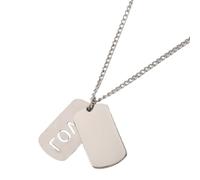 Vdaxvme Collier pour femme avec pendentif par sublimation - Collier avec transfert de chaleur - Motif lettre d'amour - Alliage, Zinc, Zircone cubique