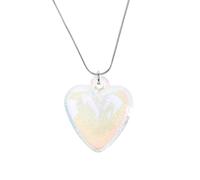 Vdaxvme Colliers pour femme coréen doux collier d'amour 2023 élégant collier ras du cou chaîne serpent bijoux pour femmes, Acier titane, Zircone cubique