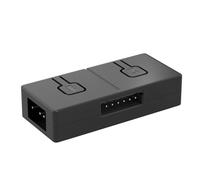 Vdaxvme Convertisseur ARGB 5 V 3 broches vers 12 V 4 broches ARGB 5 V manuel contrôleur transfert ventilateur pour PC lumière PC boîtier éclairage câble de synchronisation