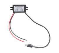 Vdaxvme Convertisseurs abaisseurs 12 V 24 V USB Type C 5 V3 A Module de charge pour électronique automobile et appareils mobiles Chargeur USB C pour camion