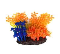 Vdaxvme Corail décoratif en silicone coloré pour aquarium artificiel pour abris reptiles