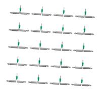 Vdaxvme Corde en Forme De T 20 Pièces Crochet Ligne Bras Fil Bifurcation Spatiale Plate-Forme D'équilibre Pêche Outil Séparateurs Rapides