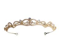Vdaxvme Couronne de mariage vintage Royal Jewelry pour bandeau