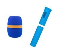 Vdaxvme Couvercle en silicone pour microphone sans fil Couvercle de poignée Barre de protection Protection anti-roulement pour appareil KTV Scène Housse antidérapante