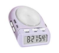 Vdaxvme Creative Scale Designs Minuteur multifonction avec lumière douce pour apprendre la cuisine et l'entraînement physique Horloge silencieuse
