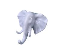 Vdaxvme Crochet Tête De Cerf Éléphant Porte-clés Décoratif Avec Plastique Robuste Et Adhésif Facile Pour La Décoration De La Maison Crochet Décoratif Adhésif