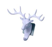 Vdaxvme Crochet Tête De Cerf Éléphant Porte-clés Décoratif Avec Plastique Robuste Et Adhésif Facile Pour La Décoration De La Maison Crochet Décoratif Adhésif