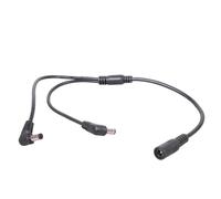 Vdaxvme DC5521 Y Câble d'alimentation répartiteur 5,5 x 2,1 mm femelle vers 2/3/4 mâle pour caméra de vidéosurveillance LED 40 cm