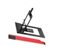 Vdaxvme De Tige d ' alignement de Golf en Acier avec Positions d ' entraînement réglables, de perceuse visuelle pour référence de Swing et Configuration de Mise en Place, Guide de Ligne de Swing