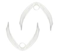 Vdaxvme Décoration d'Oie d'Extérieur Ailes Blanches avec Structure en Fil Flexible Tissu Résistant à la Lumière Pour 58 4-71 1 cm Grande Pelouse Pale de Fil Flexible