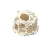 Vdaxvme Décoration réaliste en corail pour petits aquariums, cachette sûre, abri pour poissons, crevettes, paysage, abri pour poissons