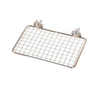 Vdaxvme D'étagère Rectangulaire pour Cage À Oiseaux avec Construction en Acier Inoxydable Plate-Forme De Perche Perroquets Petits Et Grands Étagère De Repos