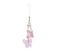 Vdaxvme Élégant papillon accessoire de téléphone élégant à thème accessoire de sangle pour personnaliser les styles de charme