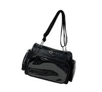 Vdaxvme Élégant sac à bandoulière en polyuréthane sur le thème japonais pour les amateurs de cosplay, sac à bandoulière amovible pour les amateurs d'anime, sac à bandoulière en polyuréthane de grande