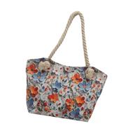 Vdaxvme Élégant sac à main en nylon pour femme - Pratique - Motif floral - Grande capacité - Pour un transport facile - Sac à main en nylon léger avec art floral, a, One Size