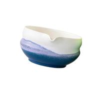 Vdaxvme Ensemble d'accessoires à matcha fabriqués à la main en céramique - Bol à thé vert gazon - Bol japonais essentiel en céramique