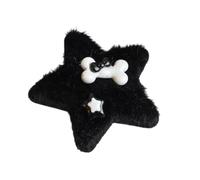 Vdaxvme Épingle à cheveux en forme d'étoile en peluche avec pince à cheveux en résine pour chiot et os du Nouvel An pour queue de cheval pour adolescents
