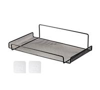Vdaxvme Étagère murale flottante WiFi pour routeur sans fil, consoles de jeu, support de câble pour composants, support flottant pour salle de bain