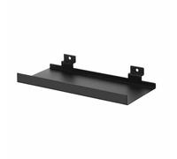 Vdaxvme Étagère murale robuste en métal noir pour chaussures et accessoires