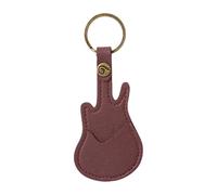 Vdaxvme Étui de rangement en cuir synthétique pour médiators de guitare, porte-clés, sac de rangement, outil de rangement pour divers arrangements musicaux, marron foncé