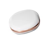 Vdaxvme Étui de retenue fin pour dentiers pour filles, femmes, enfants, hommes, voyage, garde de nuit partielle, blanc