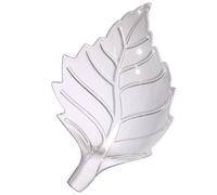 Vdaxvme Gamelle décorative transparente en forme de feuille pour aquariums et animaux domestiques - Empêche la dispersion de la nourriture dans les écosystèmes d'eau douce et d'eau salée - Gamelle en
