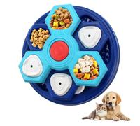 Vdaxvme Gamelle pour chien à consommation lente recommandée par les vétérinaires avec couches rotatives, idéale pour une consommation rapide et un contrôle du poids, aide à la digestion, gamelle pour
