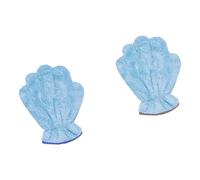 Vdaxvme Gants de bain épais en tissu doux pour animaux de compagnie pour une absorption efficace de l'eau et un massage doux pendant l'heure du bain Moufles de bain douces pour chats