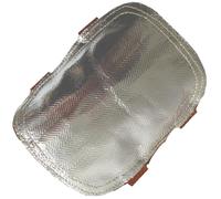 Vdaxvme Gants de soudage résistants à la chaleur avec support réfléchissant en aluminium pour les applications industrielles de moulage des métaux - Protège-mains avec réflexion de la chaleur