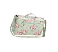 Vdaxvme Grand étui de transport pour marqueurs 120 emplacements avec bandoulière pour stylo pinceau, vert clair, 35x10x19cm