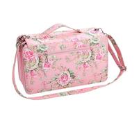 Vdaxvme Grand étui de transport pour marqueurs 120 emplacements avec bandoulière pour stylo pinceau, Couleur 3, 35x10x19cm