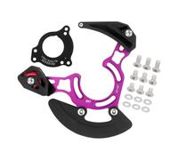 Vdaxvme Guide Bash Guard Set pour VTT à chaîne Unique | Construction en alliage d ' aluminium, section de protection incurvée autour du plateau, permet un déplacement de