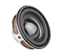 Vdaxvme Haut-Parleur magnétique de 40 mm, Forme Ronde de 1, 5 Pouces, 1pc | Cadre en PU, pleine fréquence, Portable, Compatible, remplacement d ' amplificateur de son multimédia en