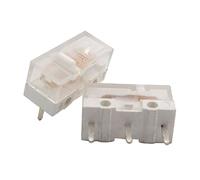 Vdaxvme Huano Microcommutateur blanc transparent 80 millions de clics de jeu 3 broches pour ordinateur bouton gauche et droit