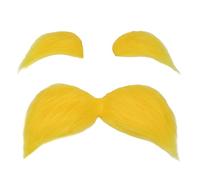Vdaxvme Kit de faux moustaches auto-adhésifs DIY - Faux matériaux de barbe - Nouvelles moustaches pour Halloween, festival, fête, cosplay, costumes, cosplay, accessoires de costume d'Halloween, g