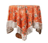 Vdaxvme Linge de Table French Designs 135x135cm avec détail en, A