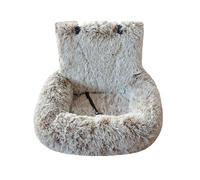 Vdaxvme Lit De Voyage pour Animaux Compagnie Caisse Intérieure Voiture Tapis Rembourré Doux Et Chaud Facile À Installer Coussin Siège Voiture Accessoire Voyage sur Route