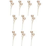 Vdaxvme Lot de 10 bâtons à cheveux en métal pour la fabrication d'accessoires de cheveux chinois de style ethnique pour adulte